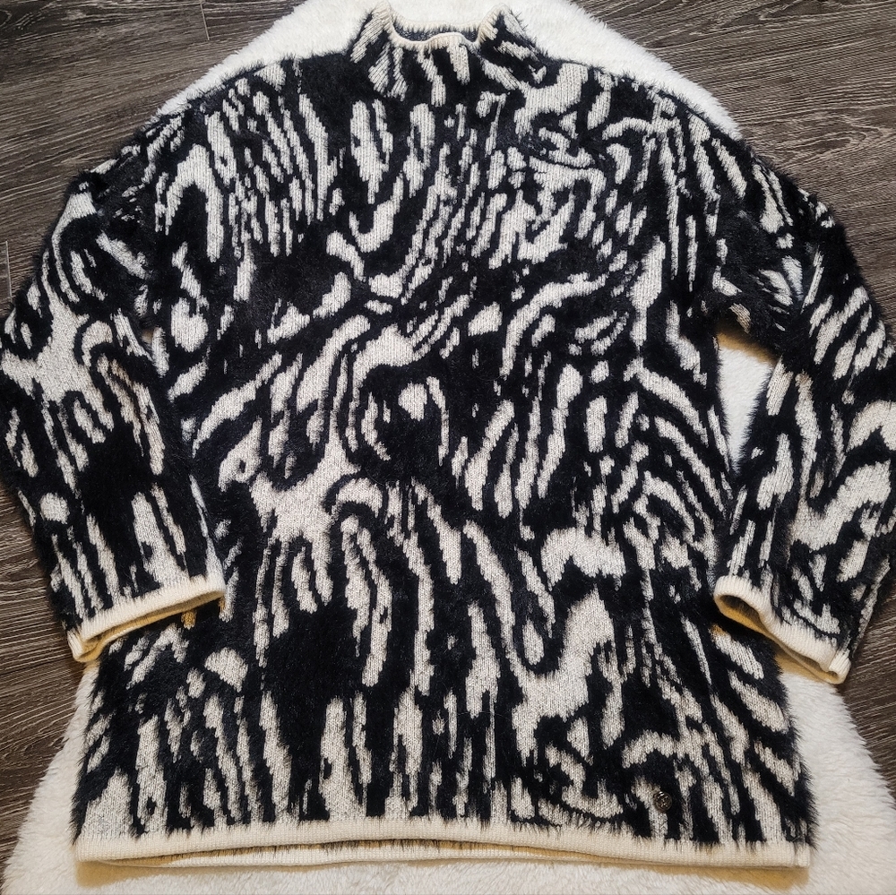 Ted Baker $175 Zaidie Jacquard Woven Sweater Sz 0 (XS) - Picture 5 of 11